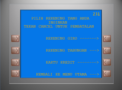 Pilih Tabungan